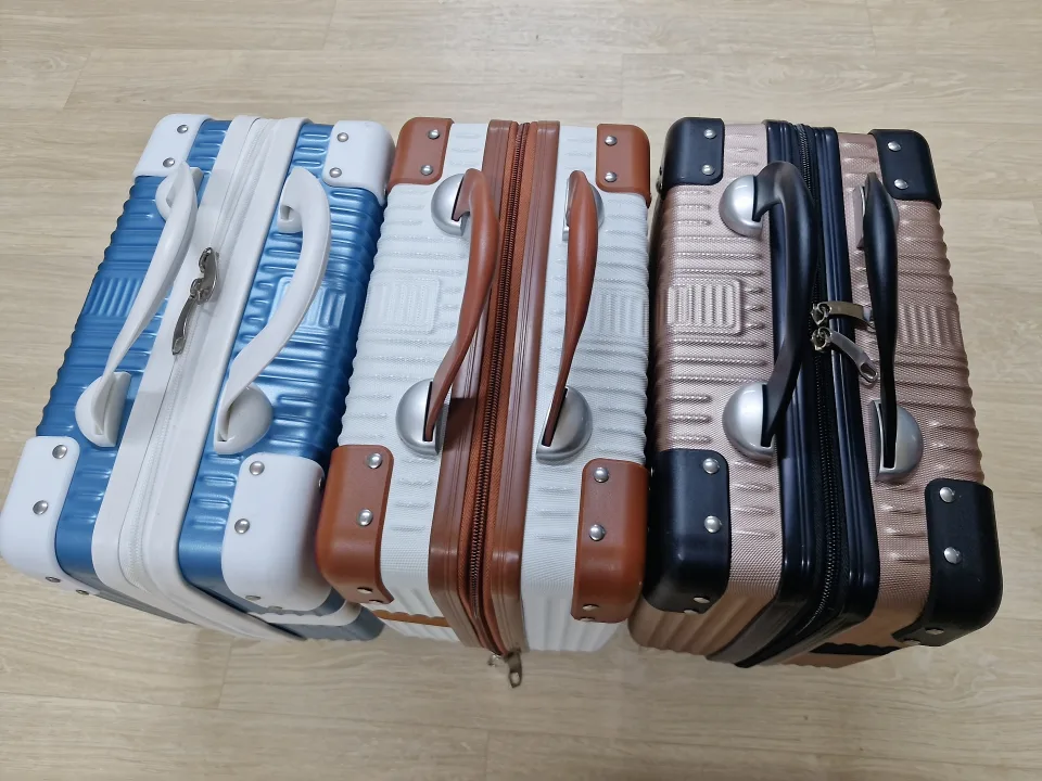 미니 캐리어 레디백 (블루, 화이트, 로즈골드)