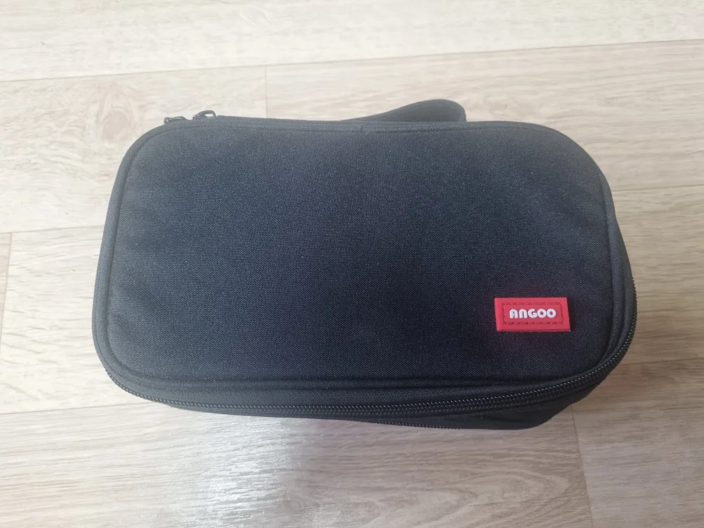 ANGOO 검정 파우치, 중고생 필통