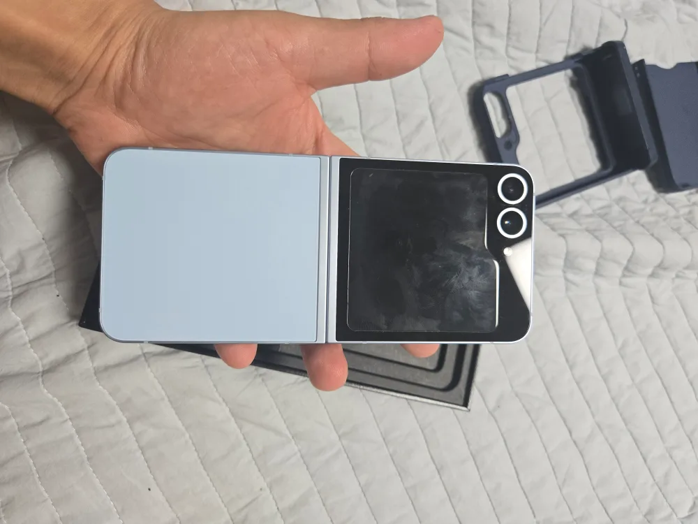 갤럭시 z플립6 256gb 블루 풀박스 상태 좋은 중고판매