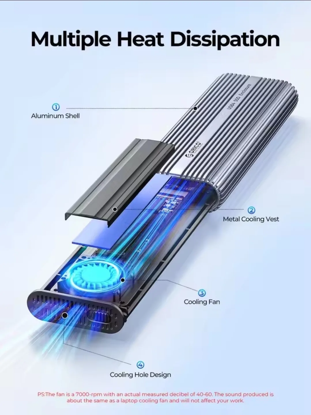 ORICO USB 555 외장 케이스