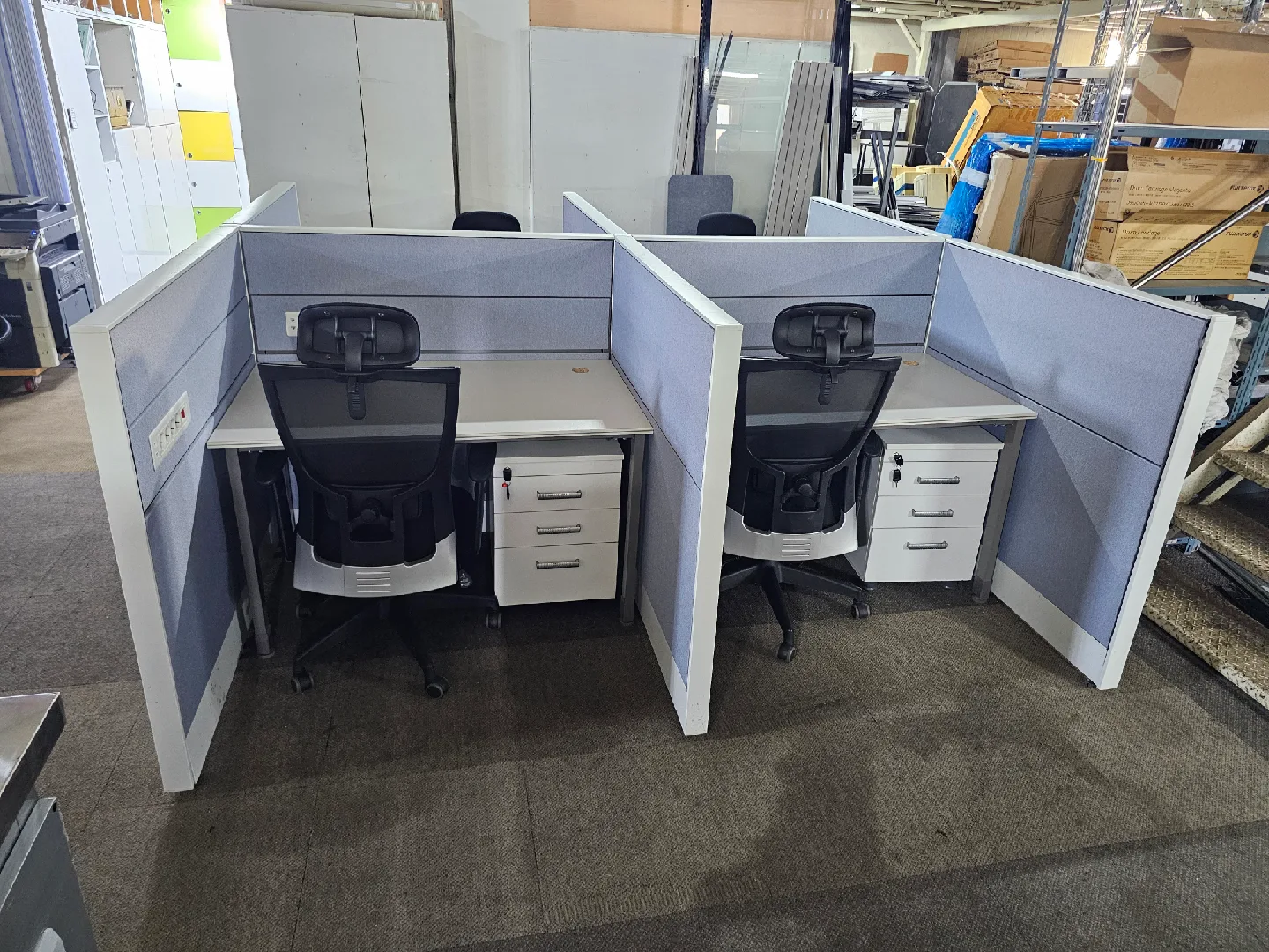 상담책상 카운터책상 칸막이 파티션 60티블록파티션중고