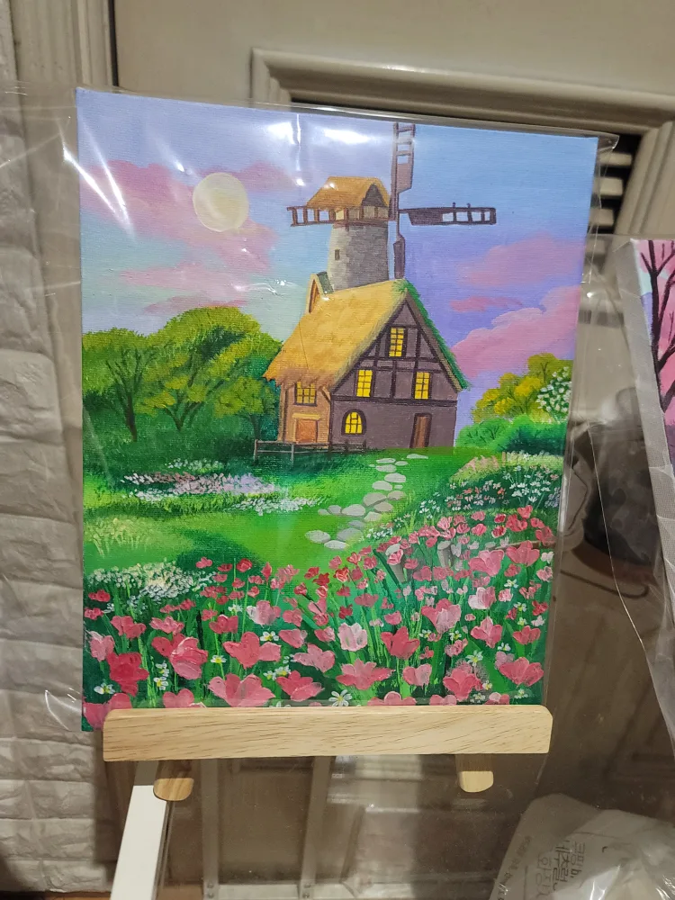 전문 작가가 직접 그린 아크릴 입체 그림:네고가능