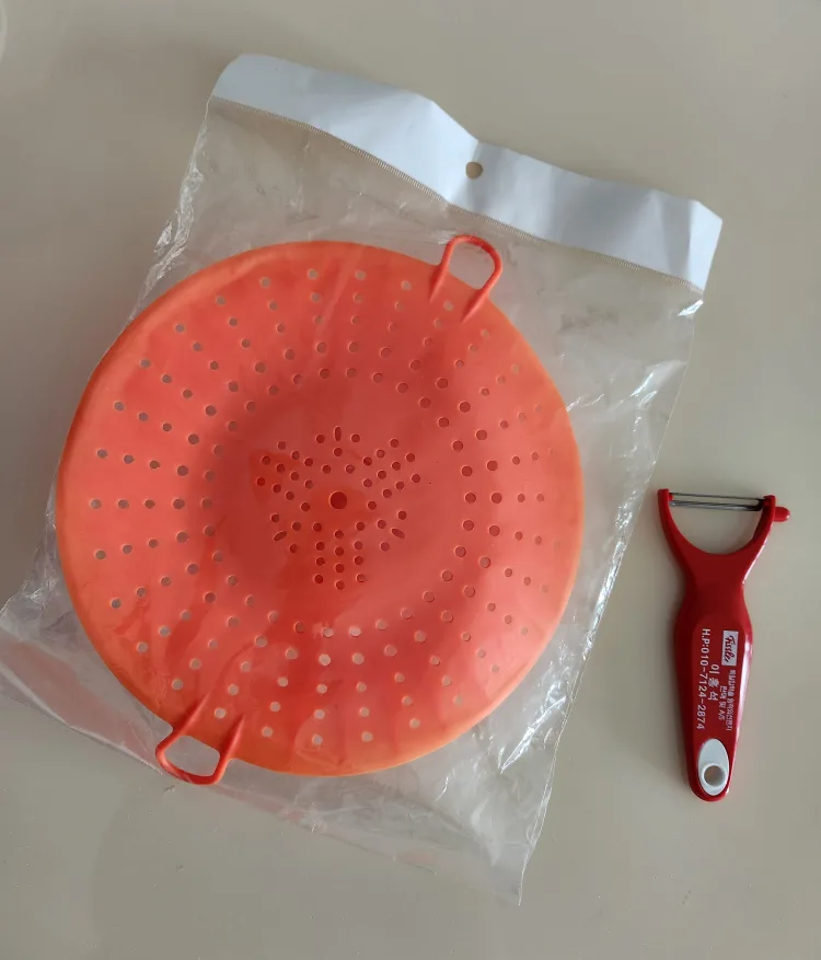 실리콘 찜기+감자칼 (새상품)