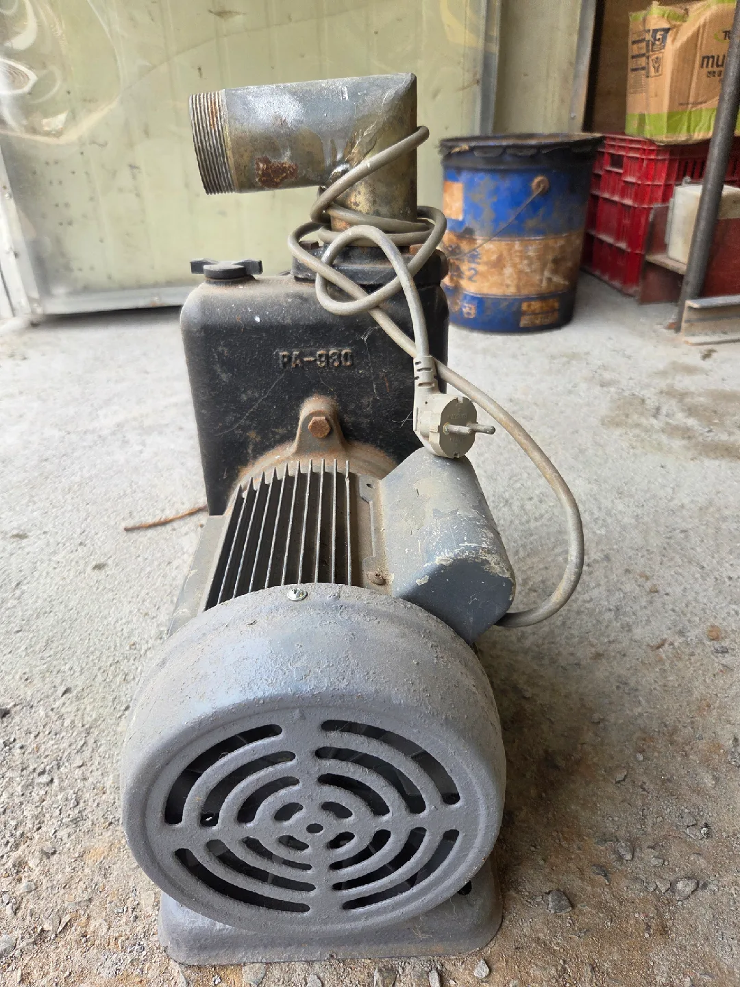 중고 모터 펌프 PA-330(전기양수기)