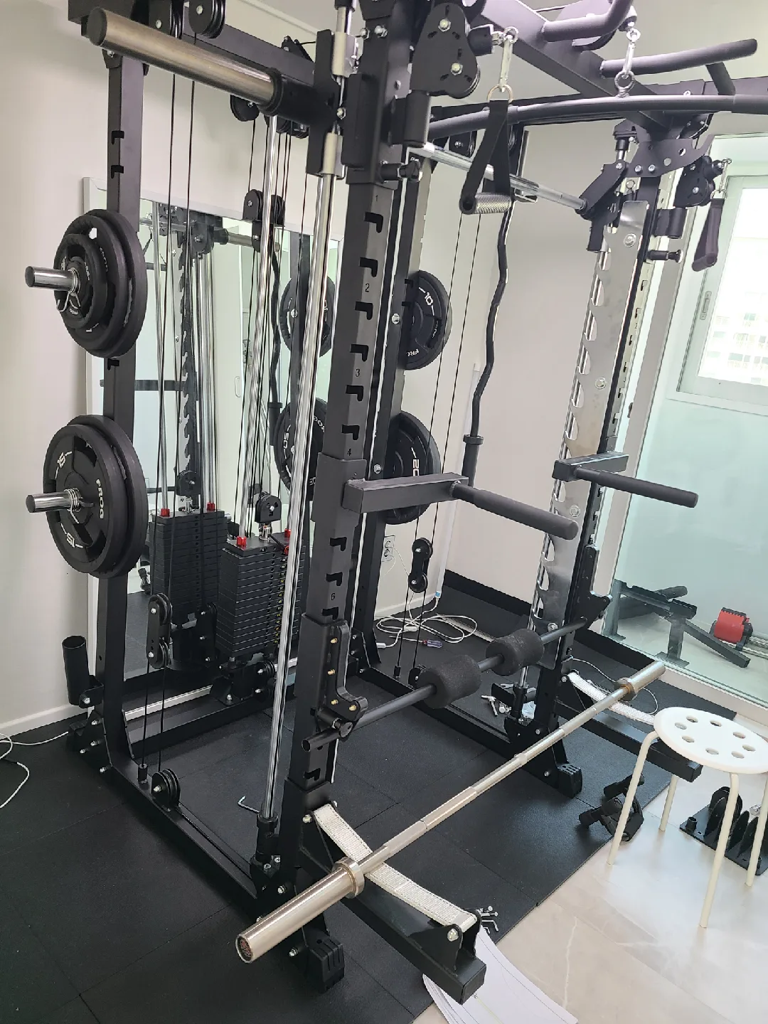 아기방 준비로 정리하는 홈짐 풀세트 (스미스머신 포함)