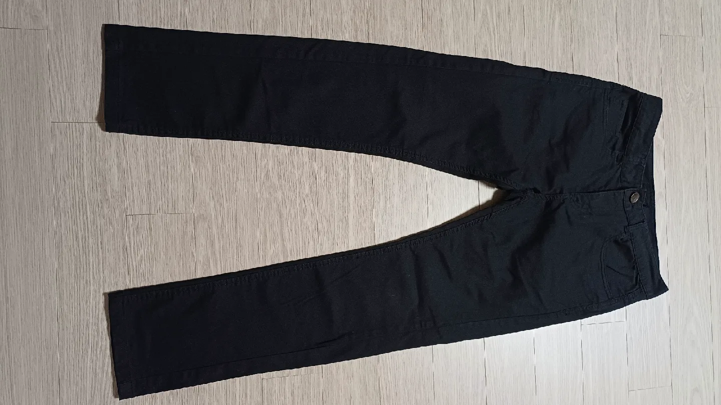 UGIZ 블랙 면바지(남녀공용)~