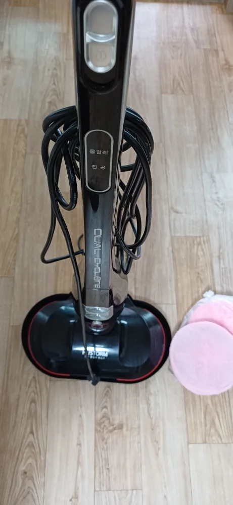 휴스톰 듀얼 싸이클론 물걸레 청소기