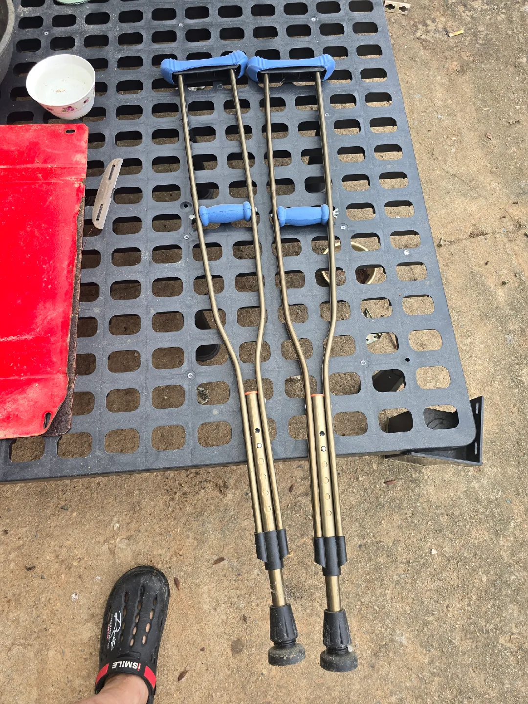 중고 높이 조절 목발