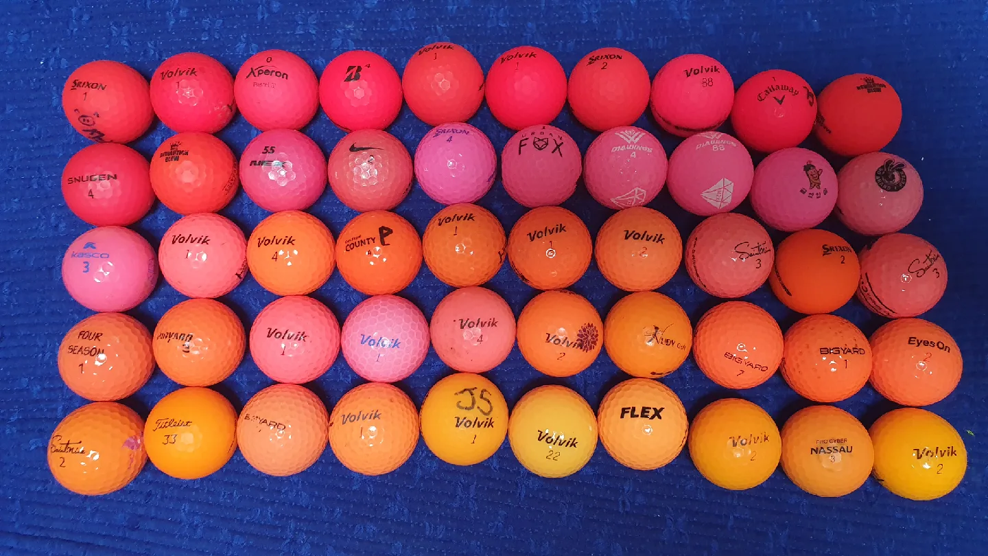 골프공 (중고) 칼라공 50개