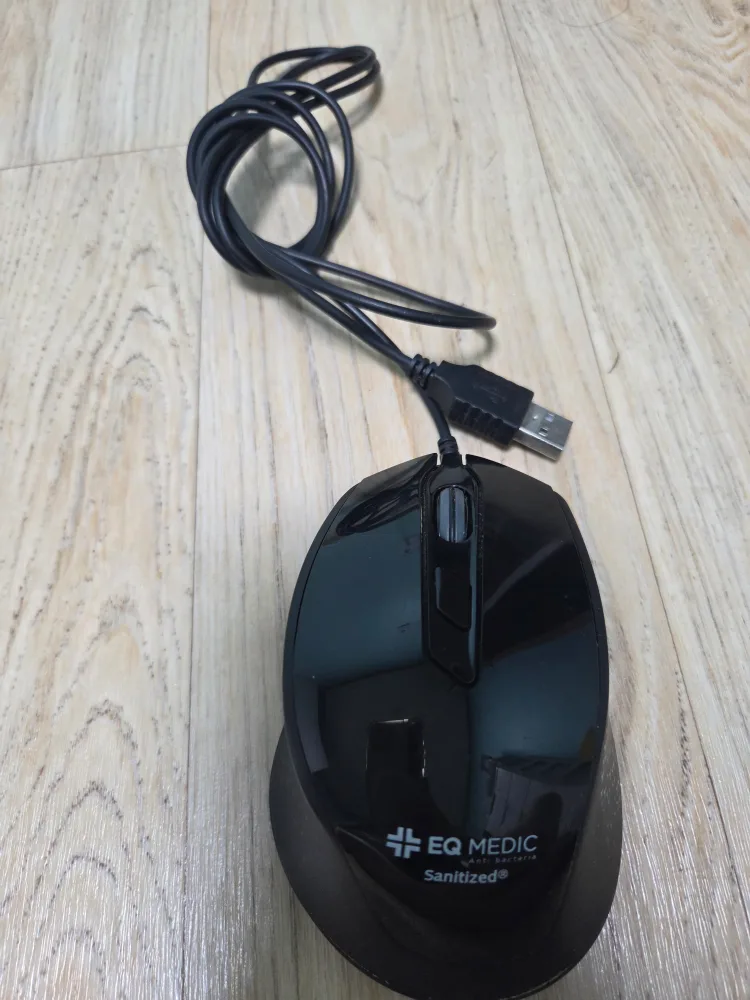 중고 EQ MEDIC 항균 유선 마우스