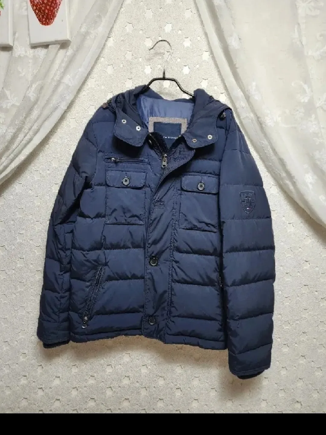 타미힐피거 네이비 남성 패딩 90-95