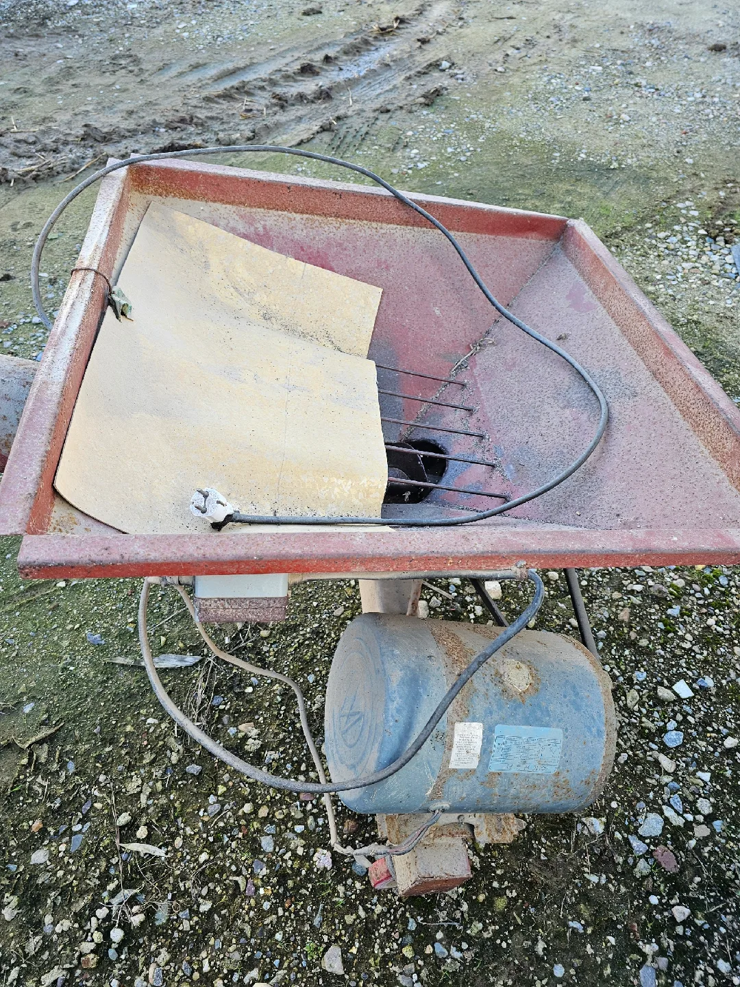 중고 곡물 이송기