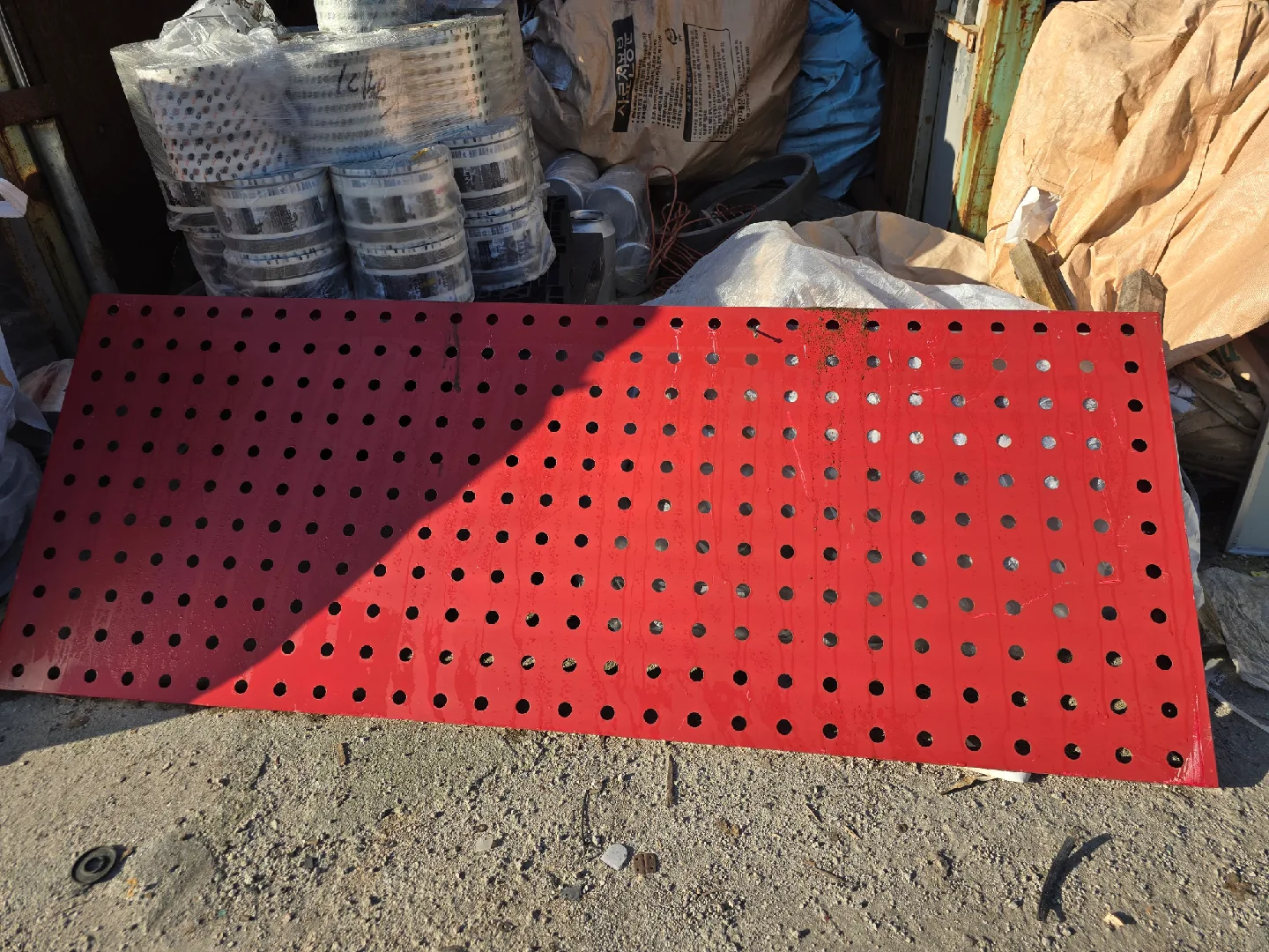 중고 원형 타공판