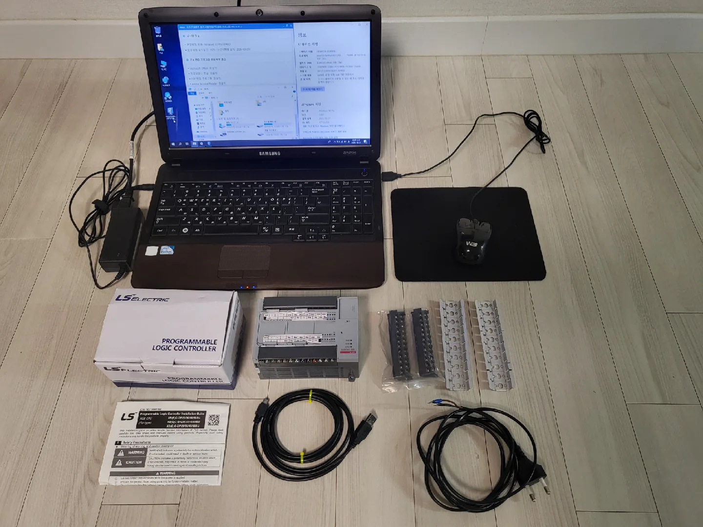 전기기능장용  노트북 + XBC-DR20SU PLC