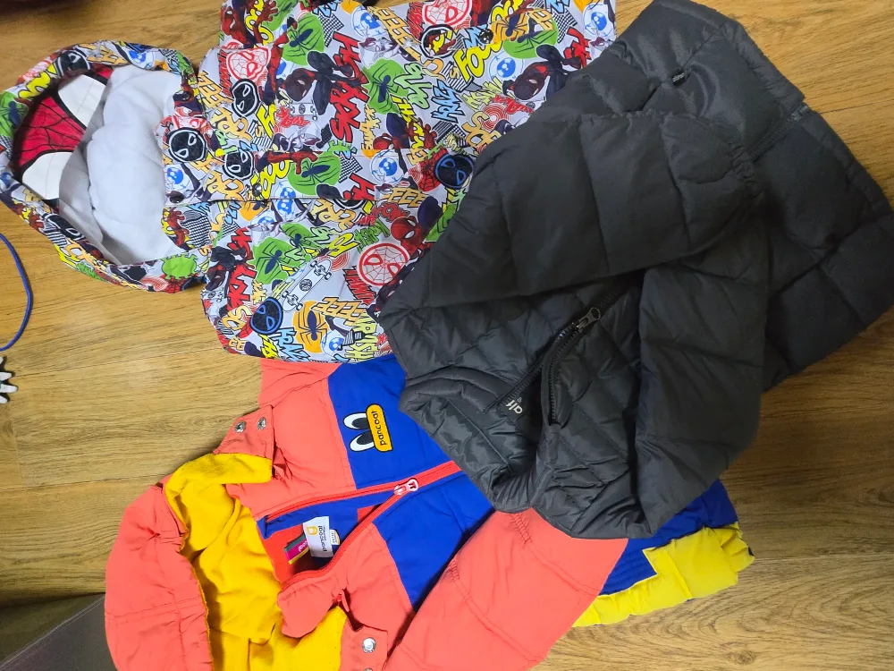 아동복 겨울 아우터 3벌(115~120사이즈) 일괄