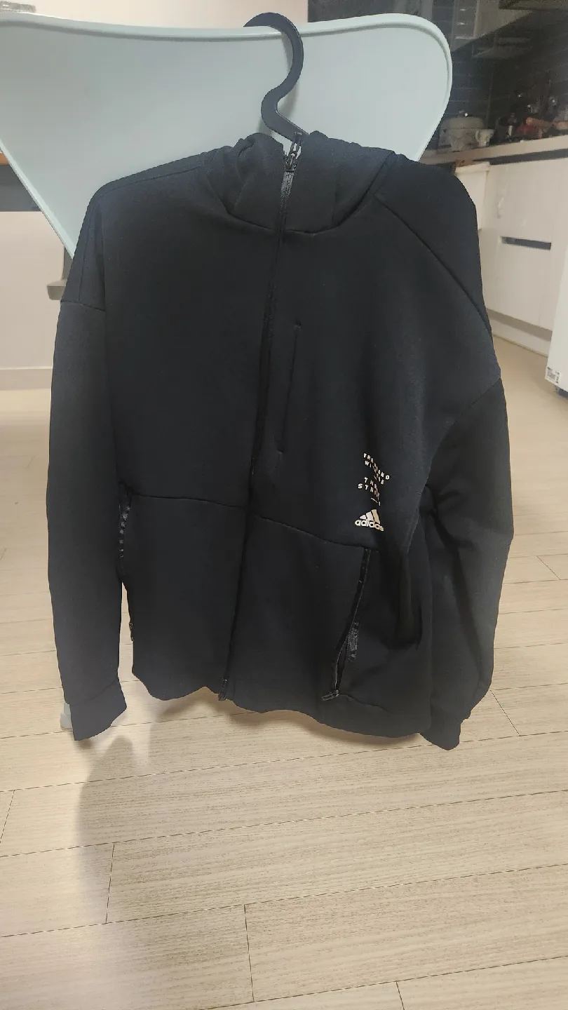 아디다스 스웨트 후드집업(L)