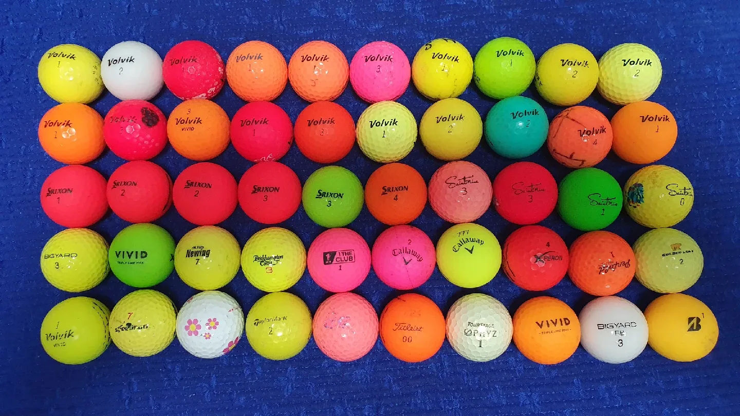 골프공 (중고) 칼라공 50개
