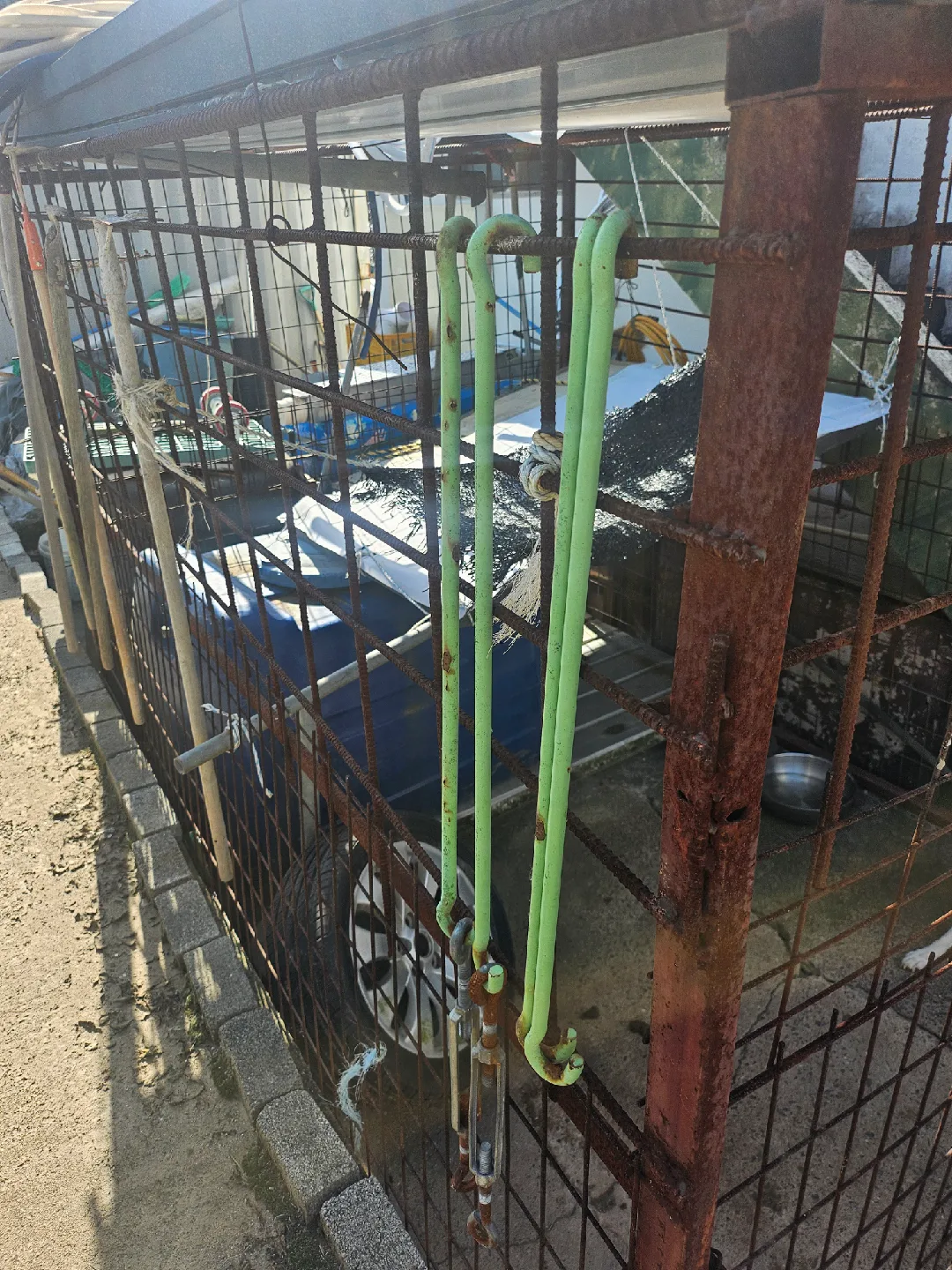 메쉬 휀스대문 중고판매