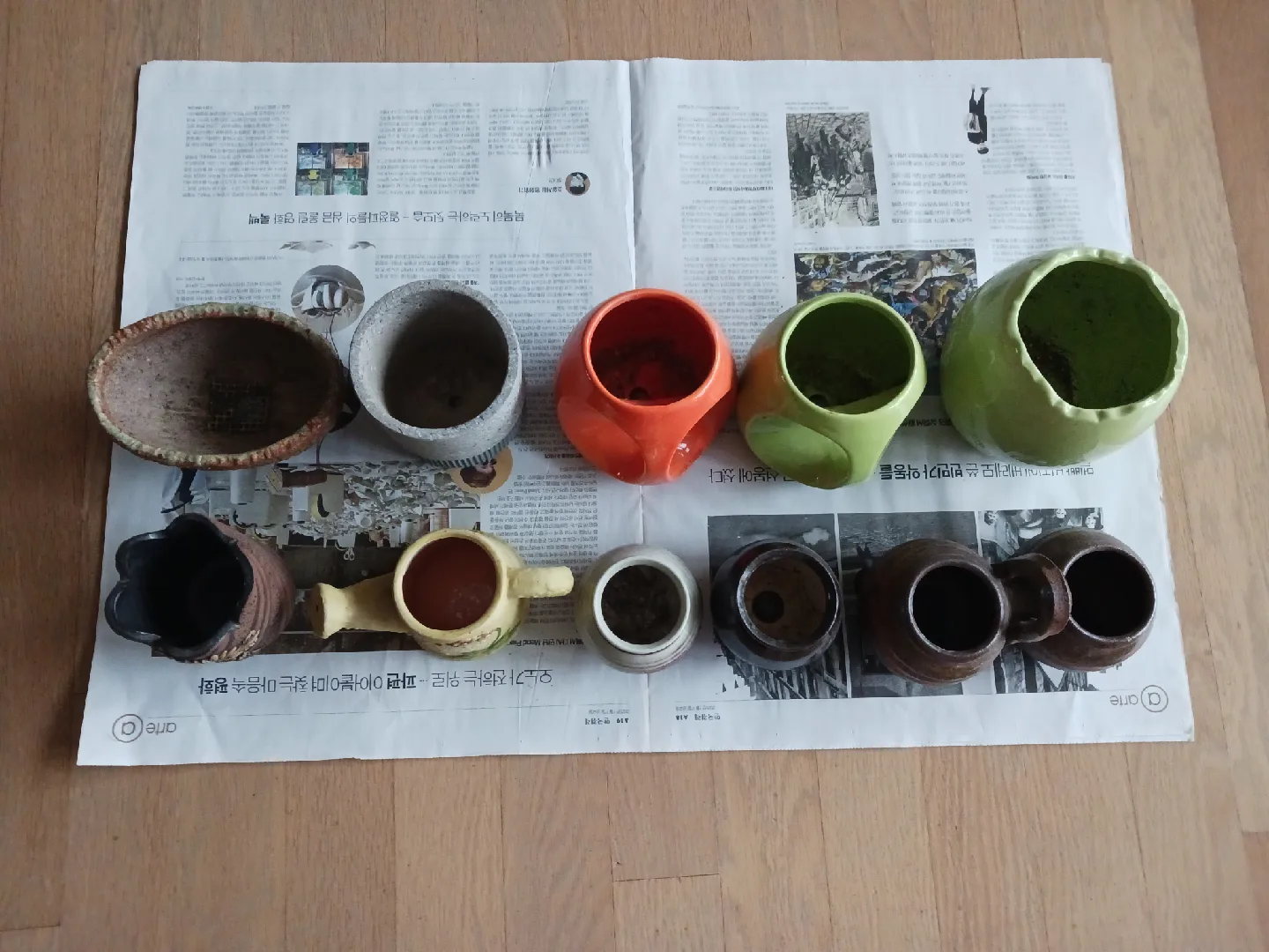 도자기 화분 모음