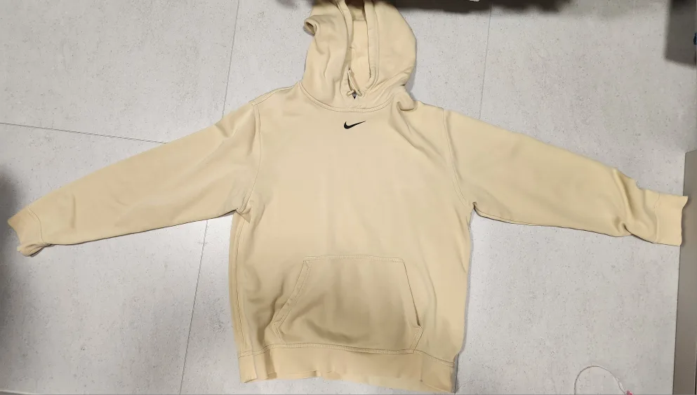 나이키 베이지 후드티