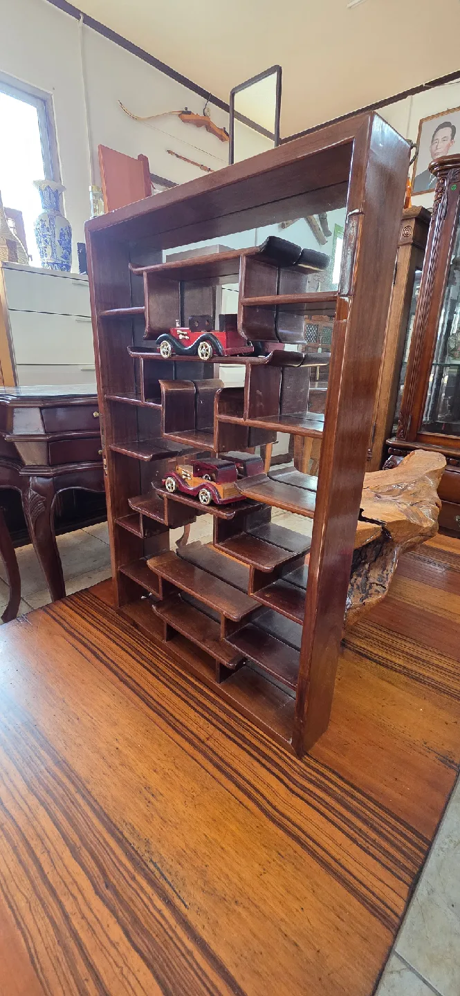 엔틱거울 진열장