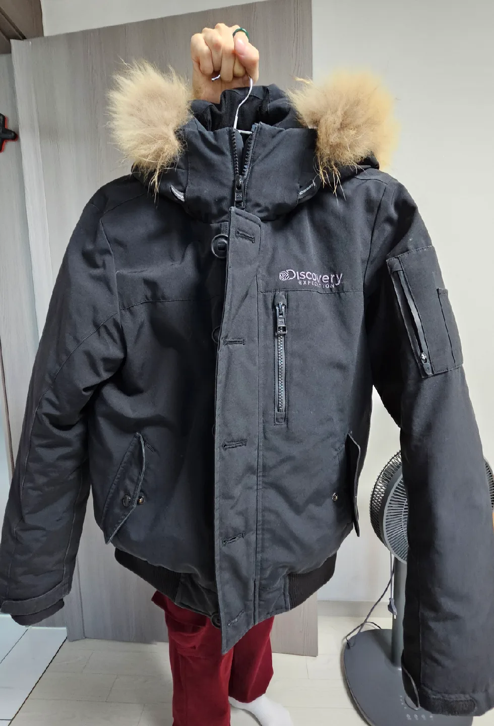 디스커버리 숏패딩 90(공용)