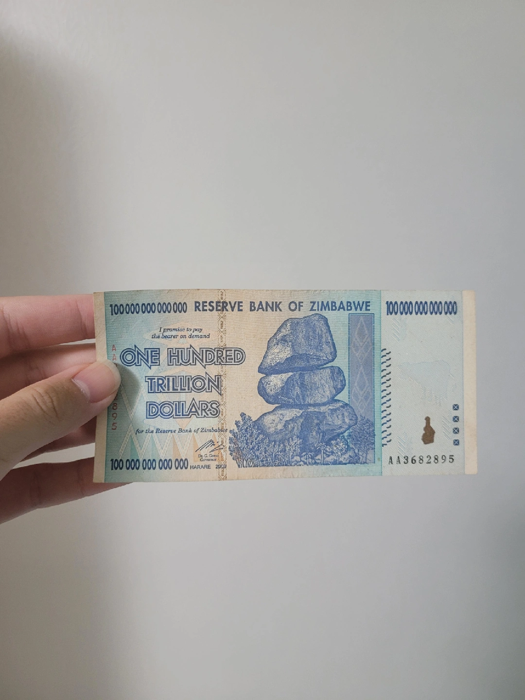 짐바브웨 100조 달러 팝니다(제시) | 취미/게임/음반 | 당근 중고거래