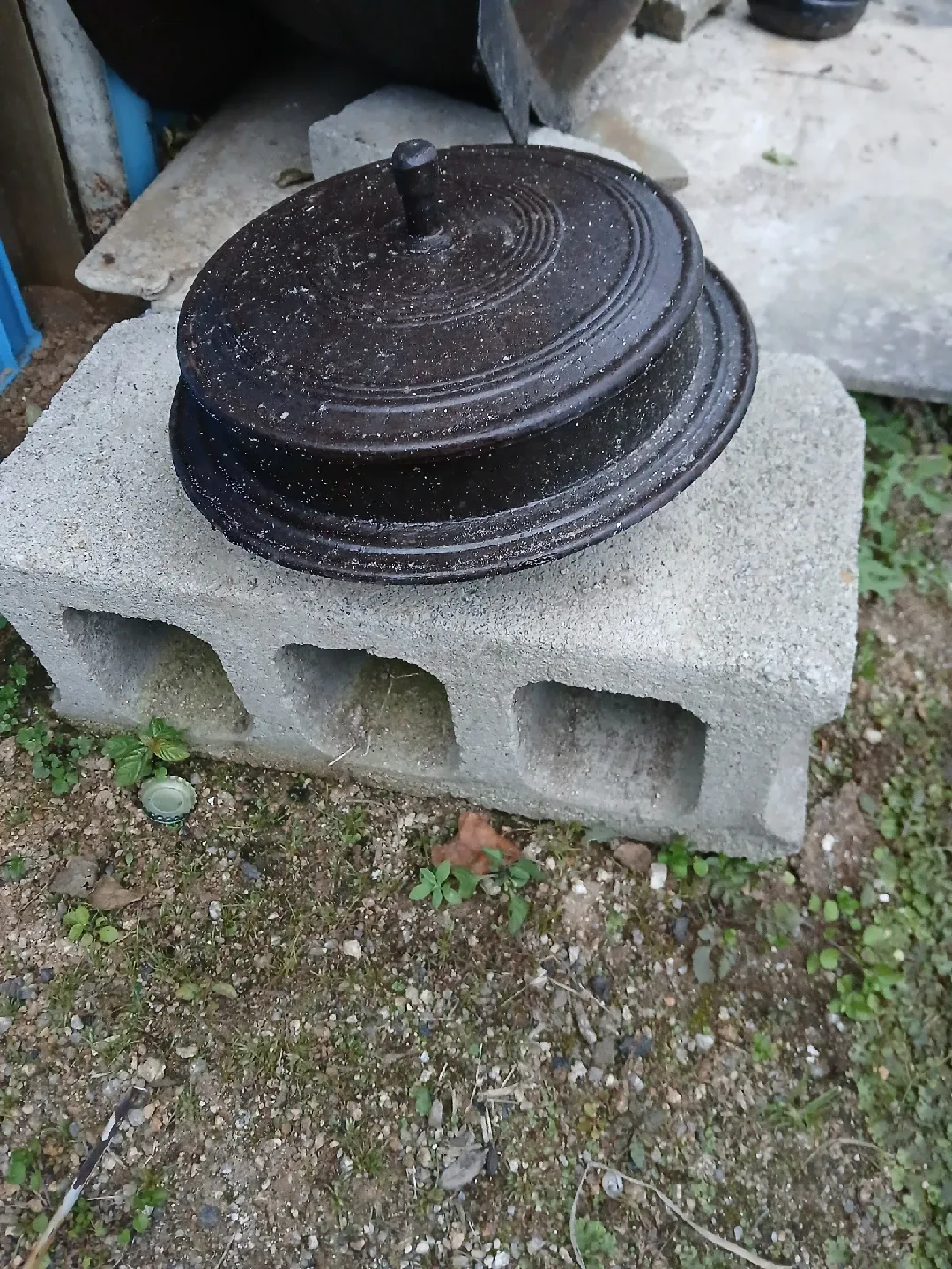 중고 가마솥 솥뚜껑 포함