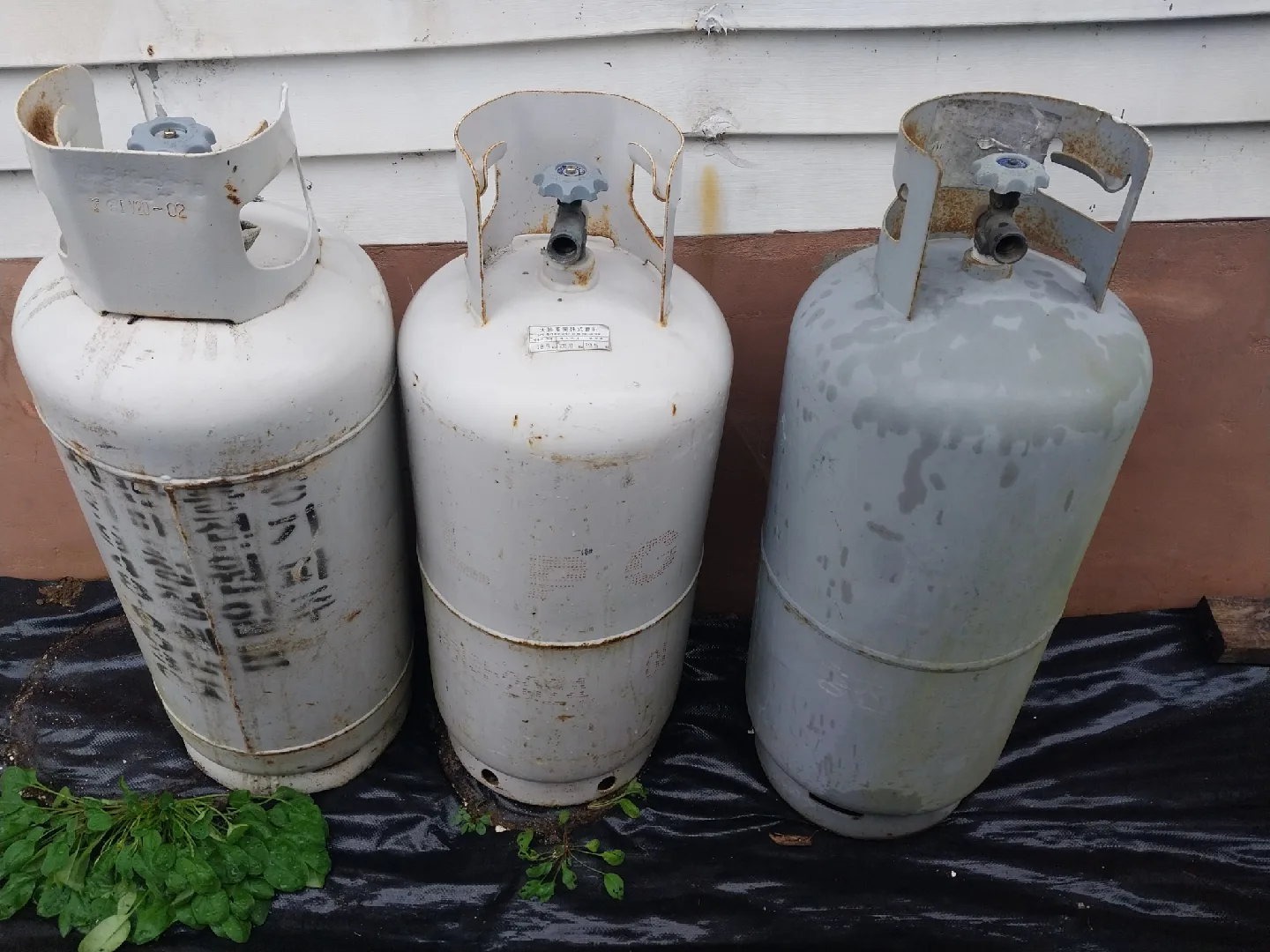 중고 가스통 3개 일괄