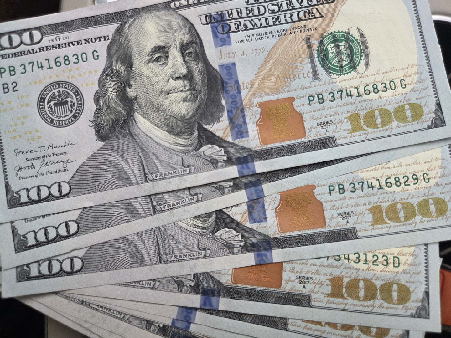 미국 달러 1430원 1000달러