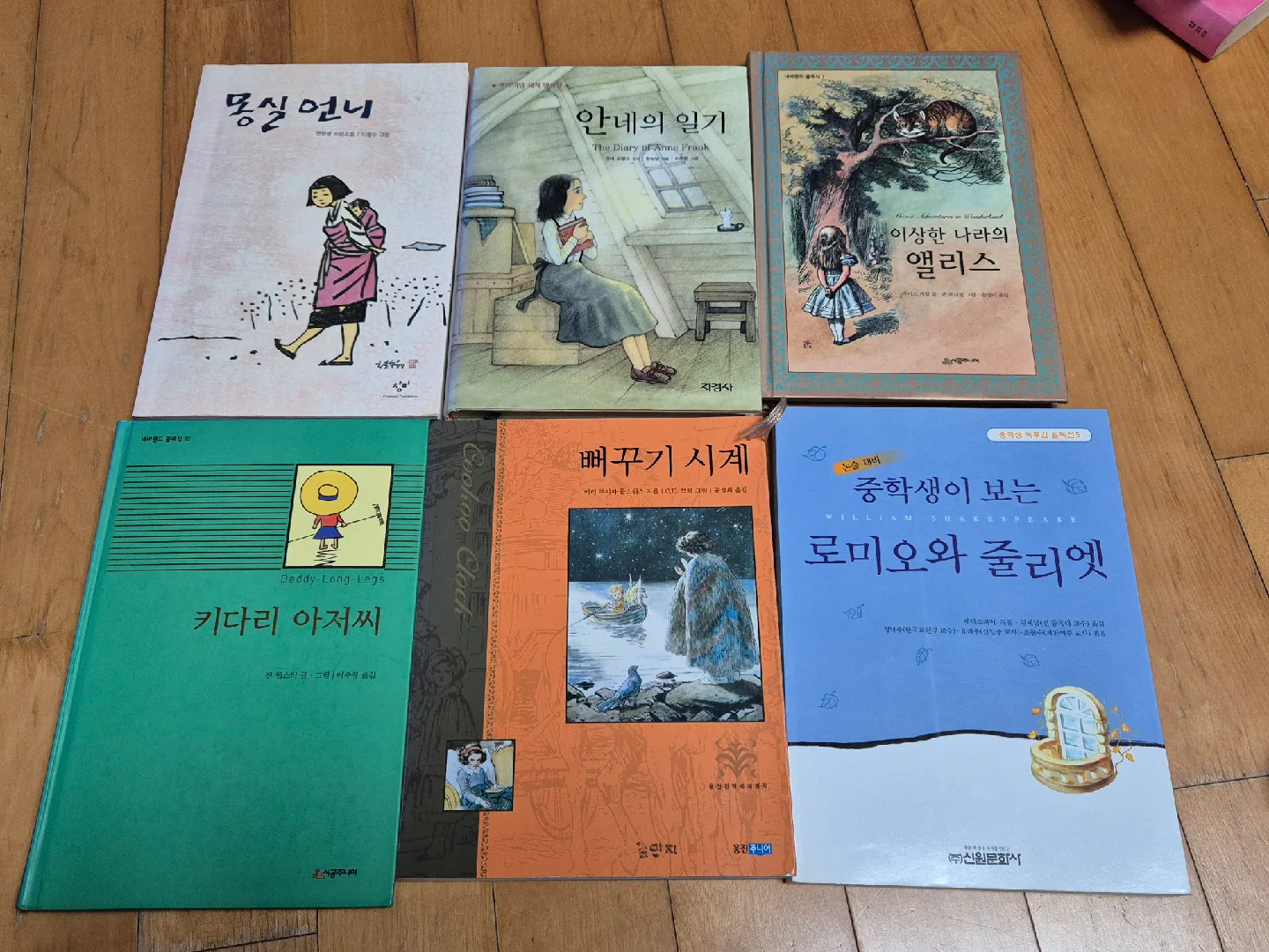 초중등 책 논술 중고도서 안네의 일기, 이상한 나라의 앨리스 등