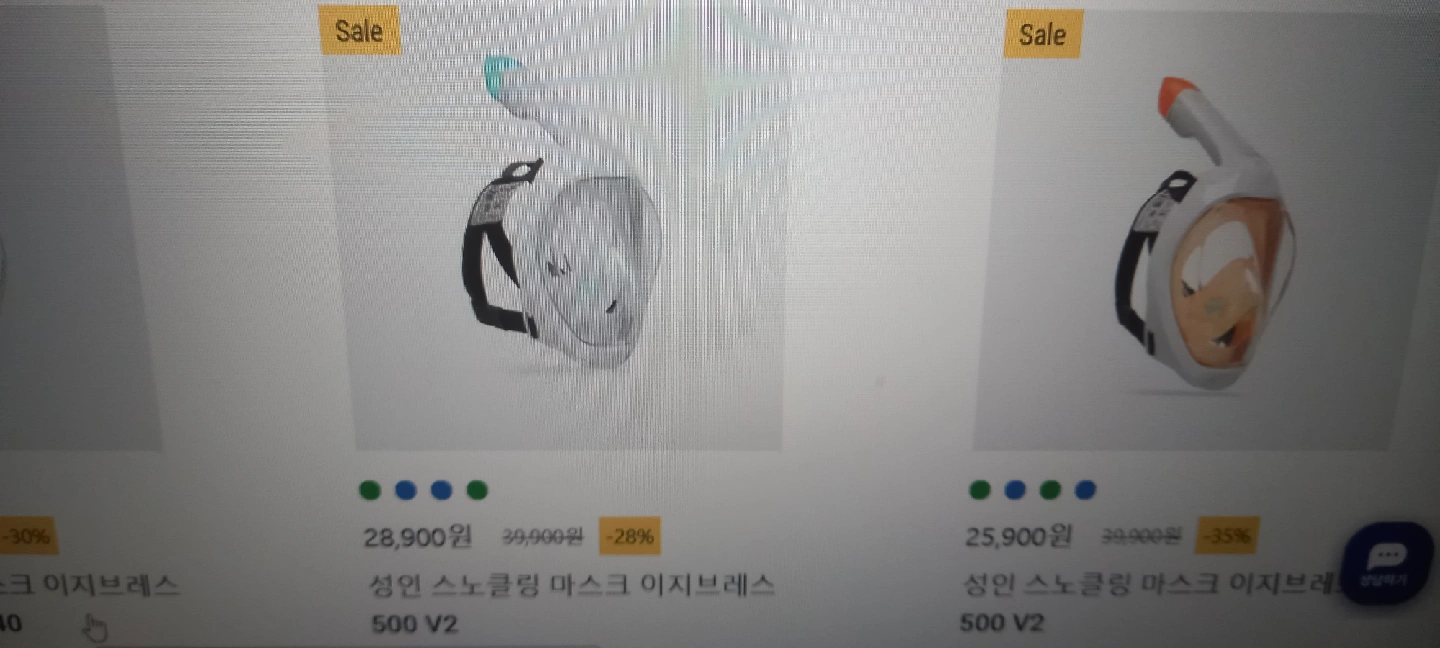 데카트론 이지브레스 풀마스크/잇츠라이프 풀마스크 | 스포츠/레저 | 당근 중고거래