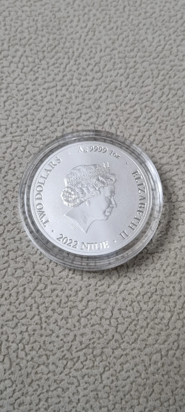 2022 니우에 비트코인 1oz 은화