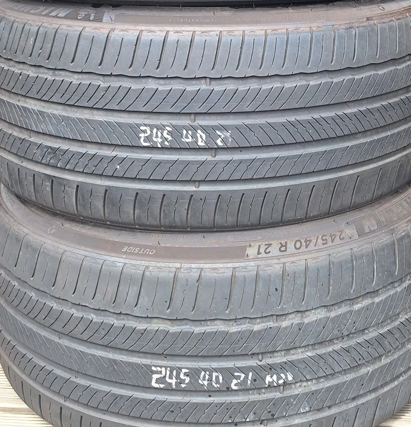 245 40 21  미쉐린 중고 타이어