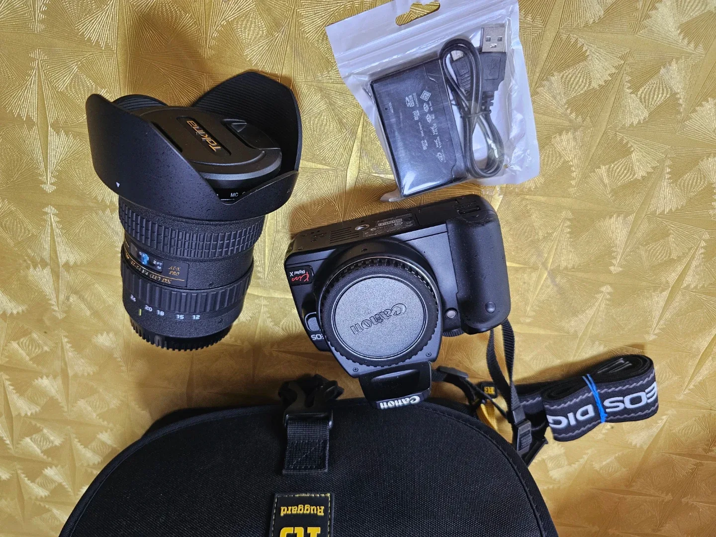 Tokina12-24mm렌즈+캐논 Kiss Digital X(바디무료)