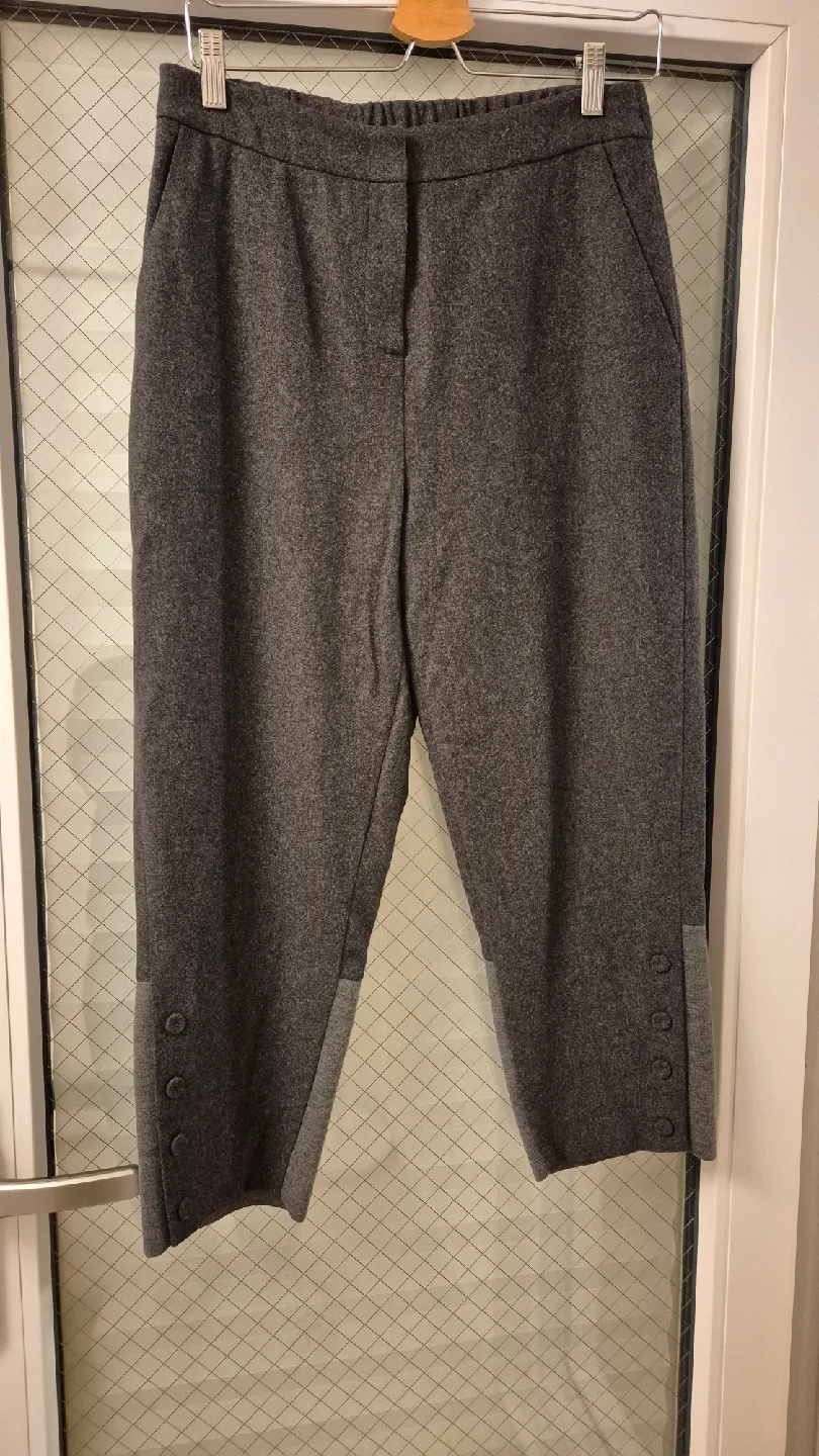 그레이 울100% 팬츠 66