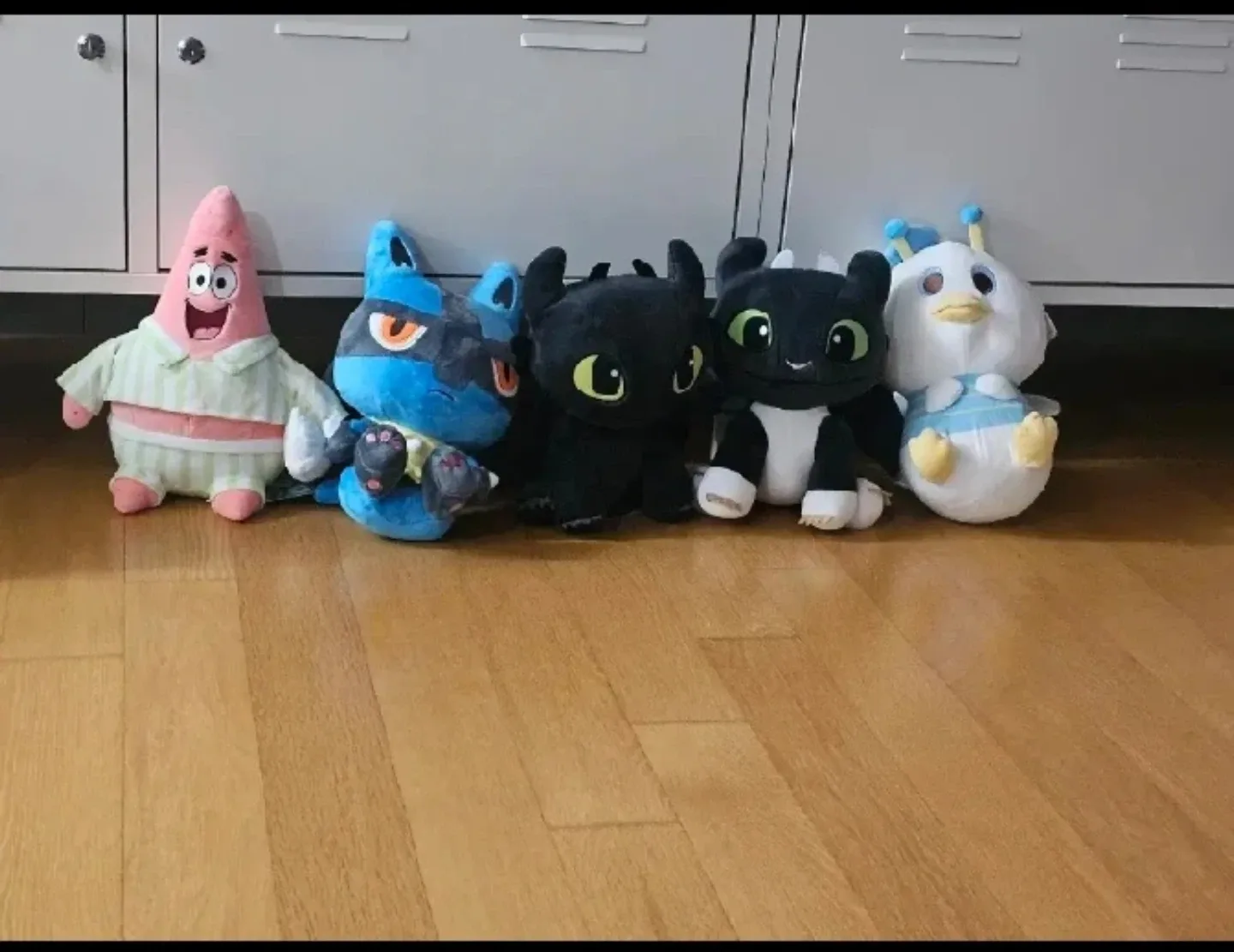 인형 5종 세트 (뚱이, 루카리오, 투슬리스 외)