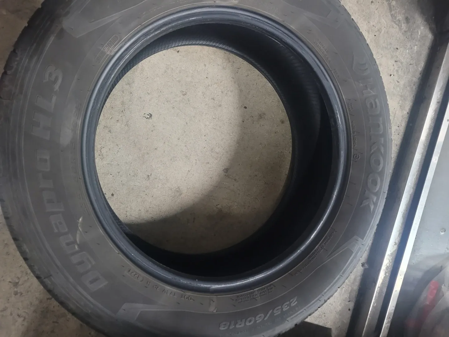 한국타이어 Dynapro HL3 235/60R18 타이어 중고 2본