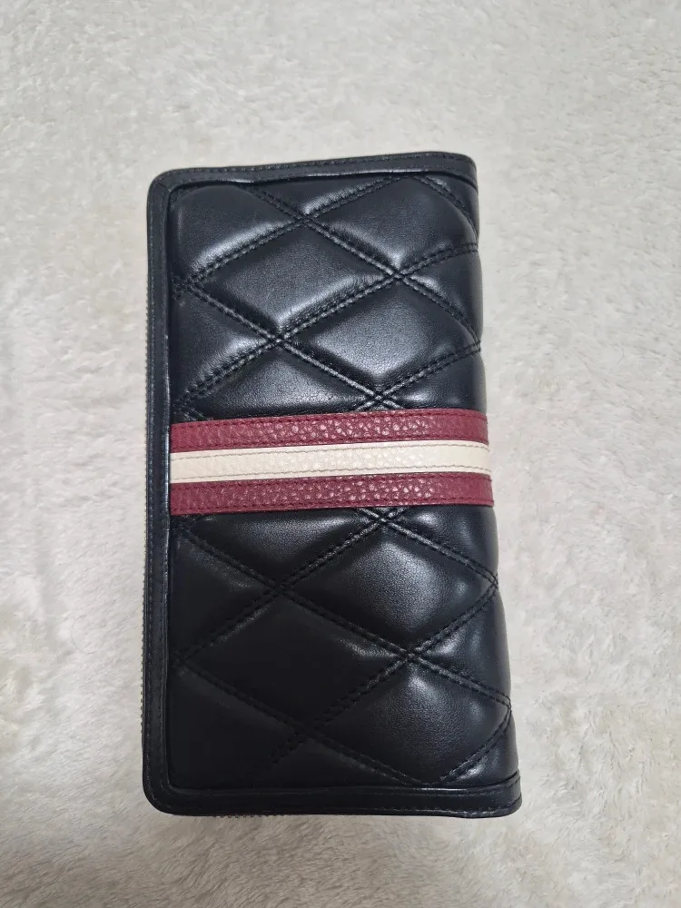 Bally 발리 블랙 퀼팅 장지갑