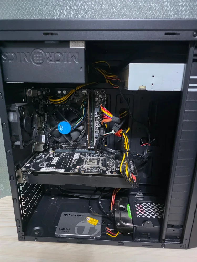 사무용 본체(i5, gtx1060)+ LG 27인치 모니터 팝니다.