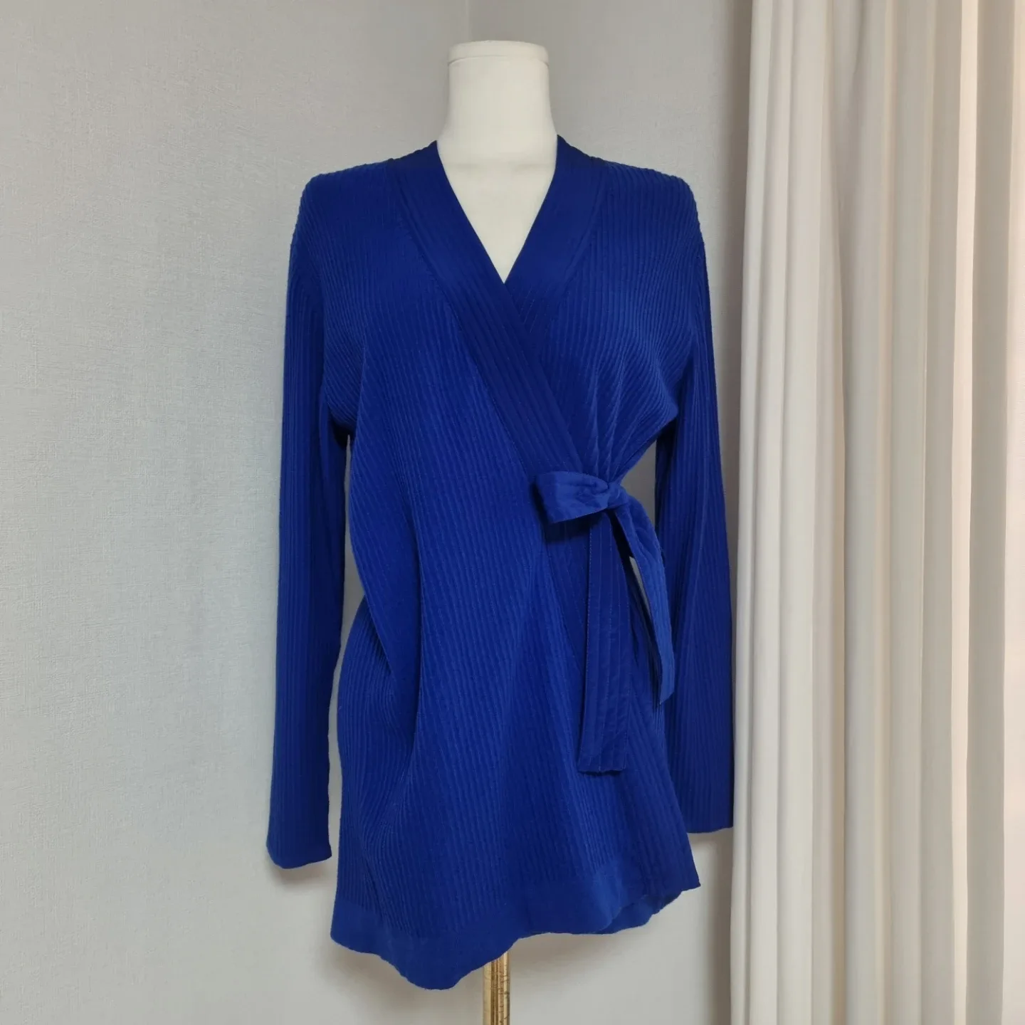 산드로 실크캐시미어 랩 가디건 (55-66/표기2) 택달린 안 입은거 정리해요😅