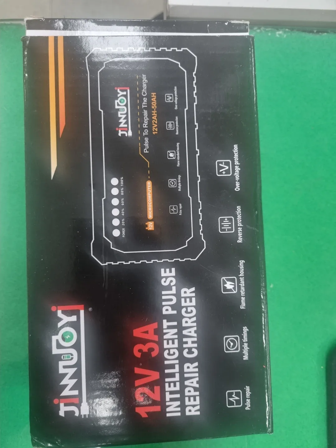 JINNJOYI 12V 3A 배터리 충전기