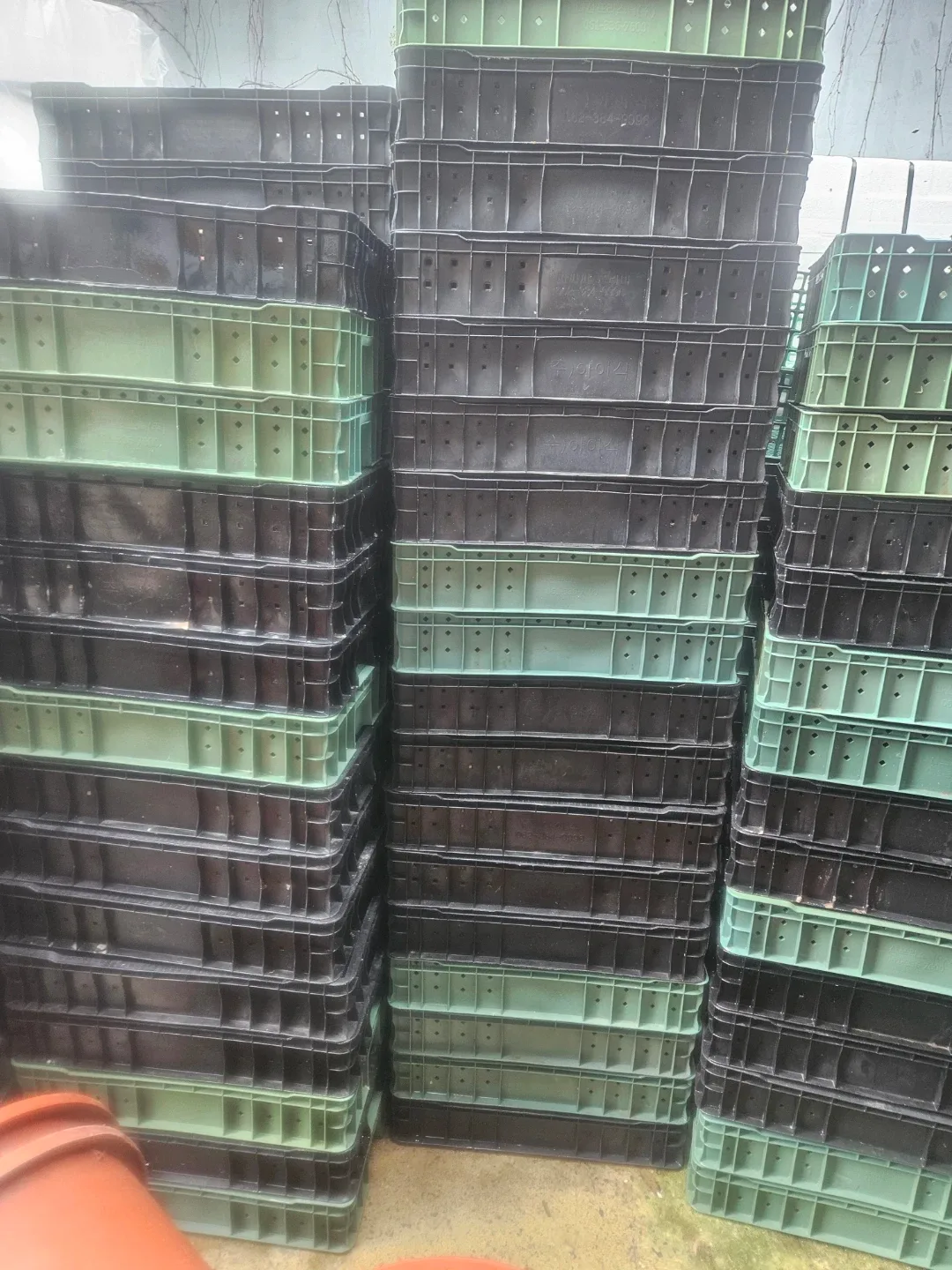 중고 플라스틱 상자