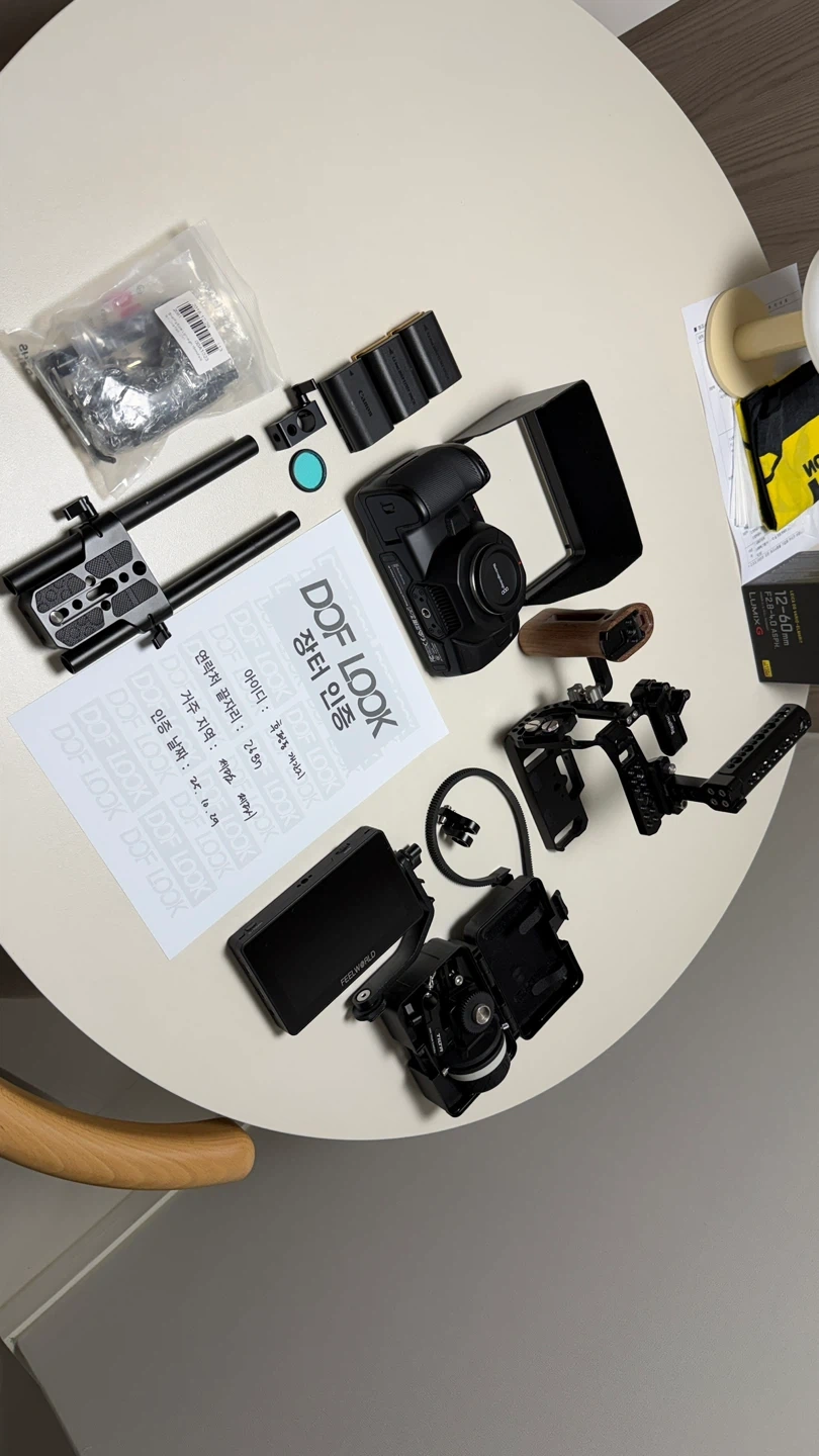 BMPCC4K/LUMIX G 12-60mm F2.8-4 블랙매직 포켓 시네마 4K bmpcc4k  