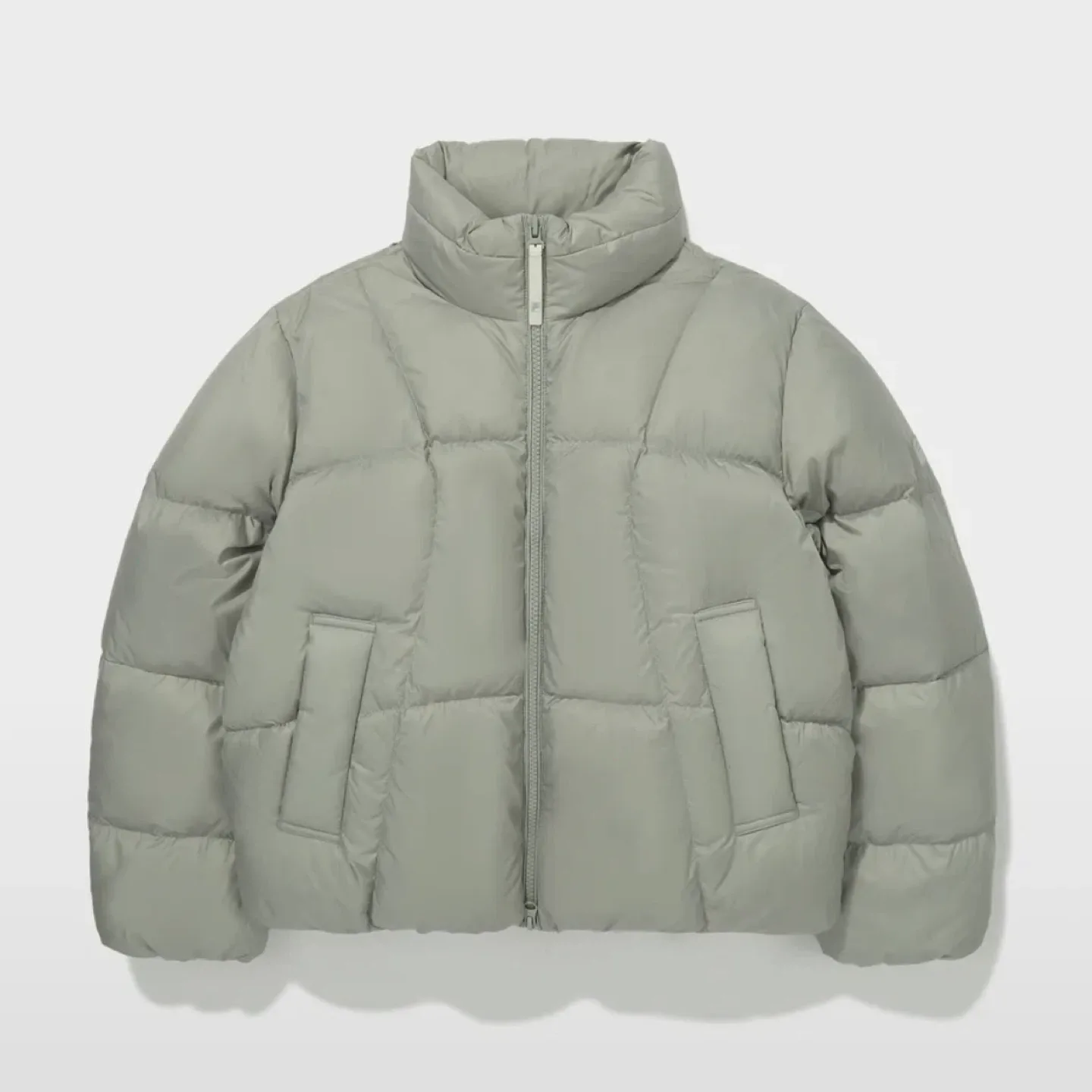 FILA 25년 신상 여성 플로우 다운 패딩 말차 (새상품, 택O)