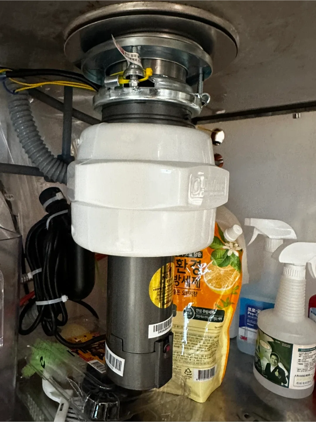 싱크퓨어 음식물 분쇄기 극미 중고