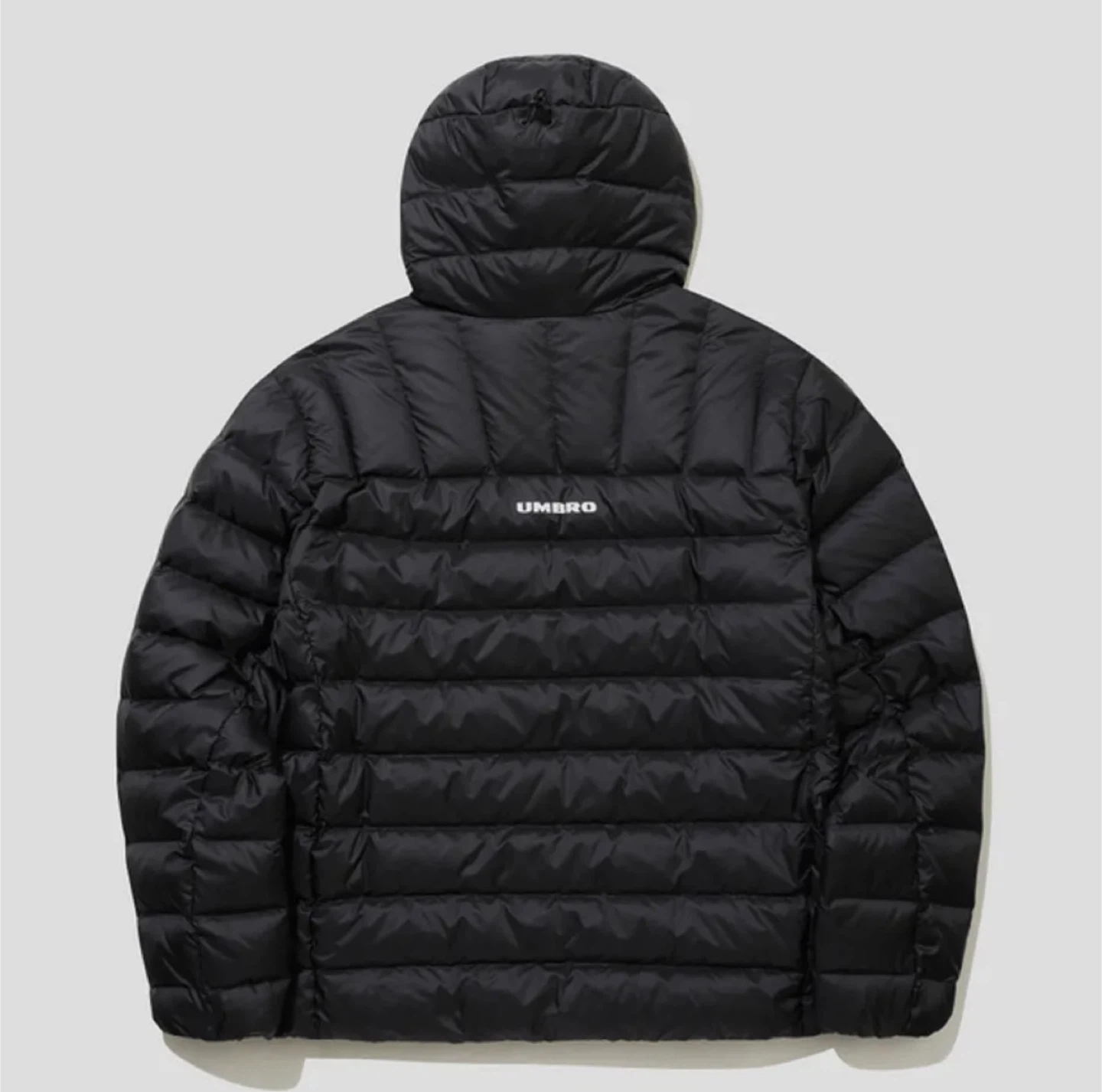 엄브로 페더플렉스 경량 후드형 다운 자켓 블랙 2XL