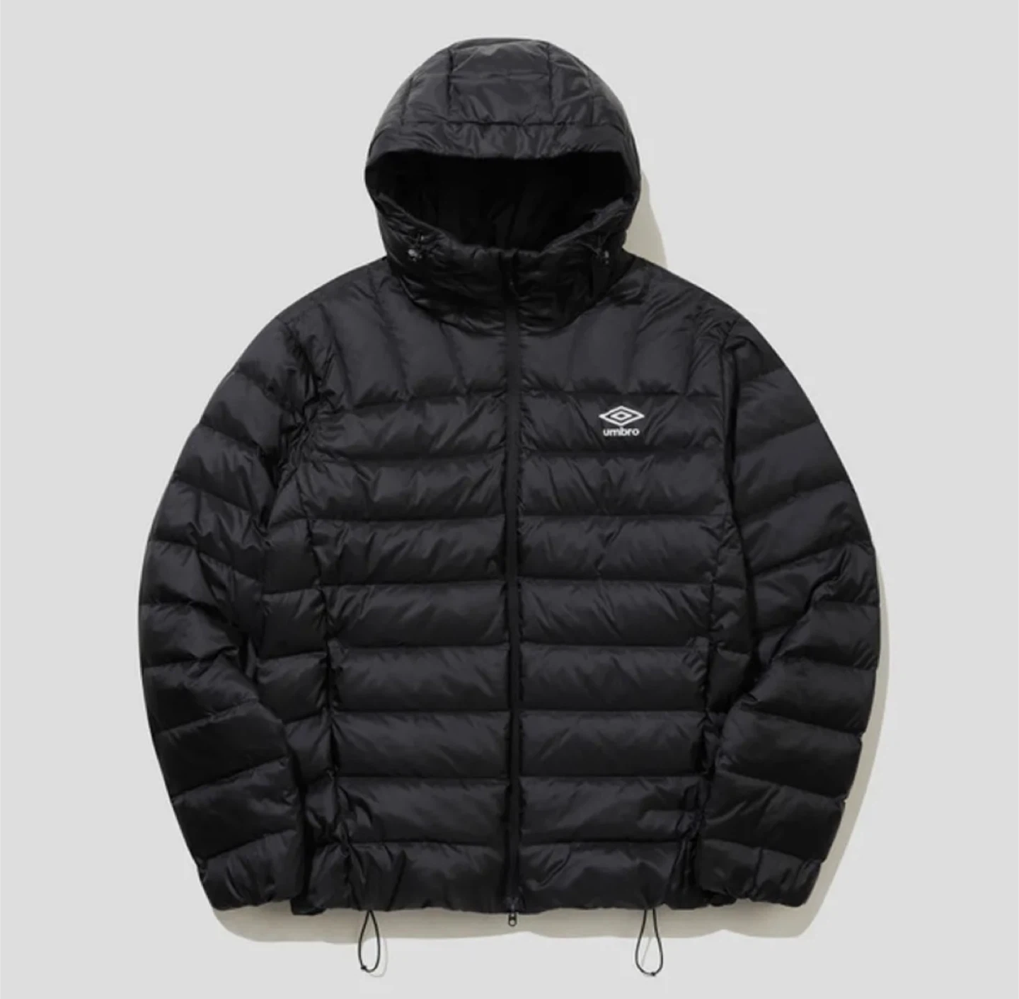 엄브로 페더플렉스 경량 후드형 다운 자켓 블랙 2XL