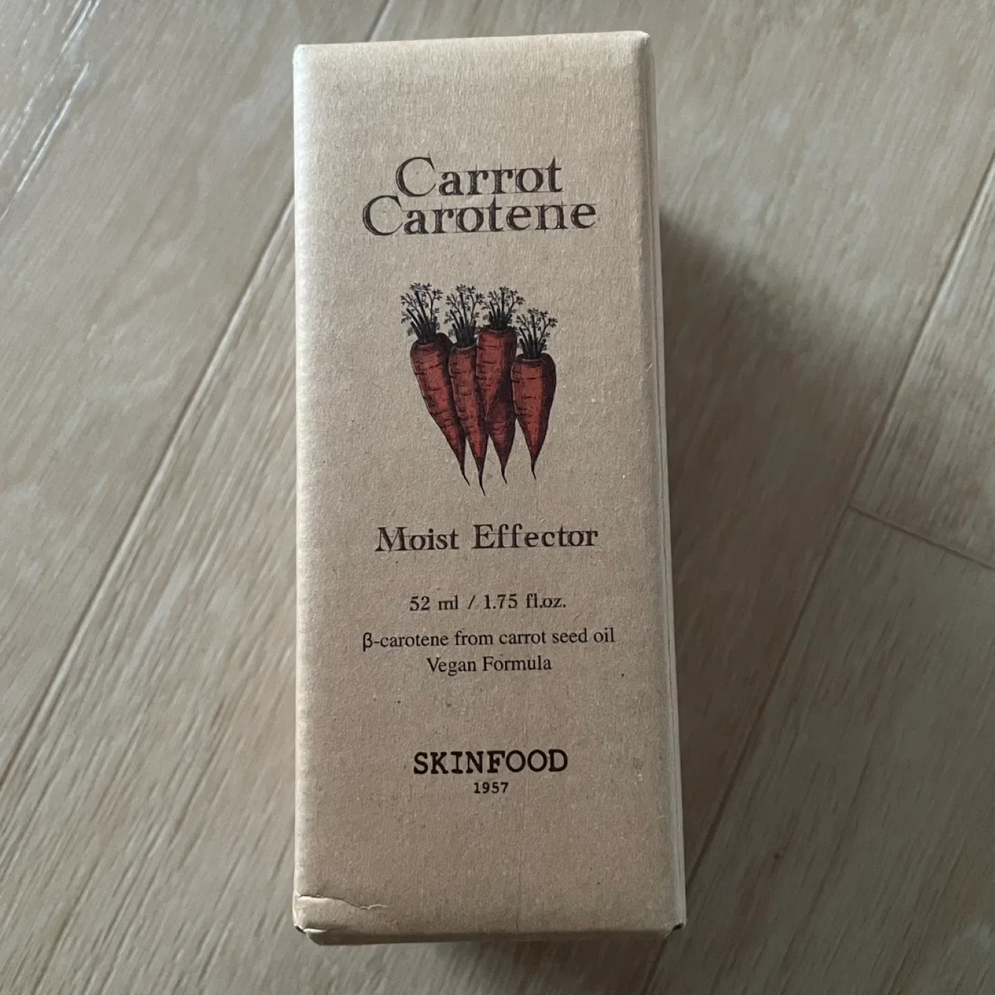 스킨푸드 당근 모이스트 이펙터 52ml 새상품