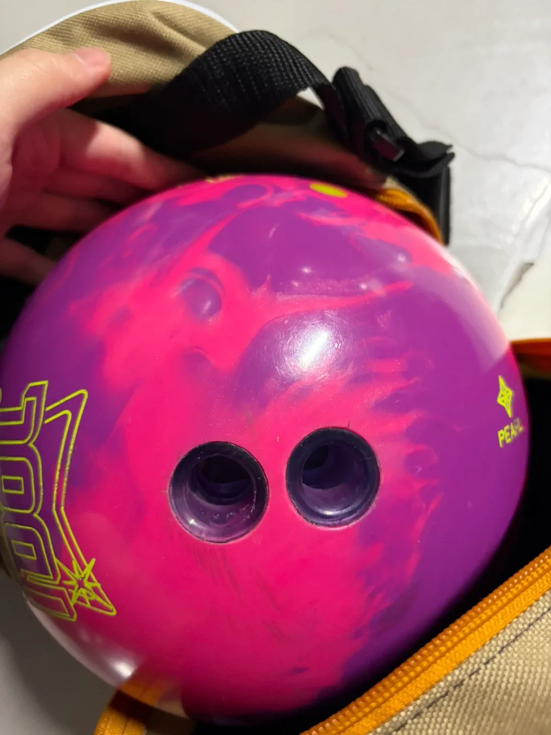 중고 투핸드 볼링공 15p